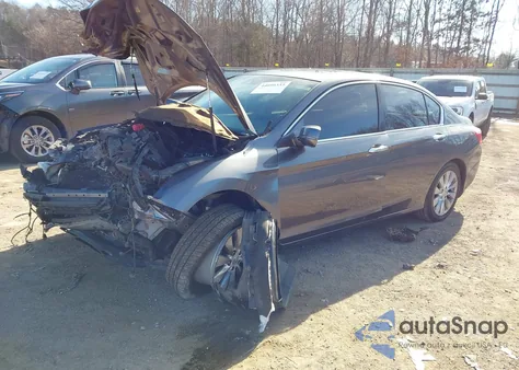 2013 Honda Accord Ex-L V-6 from USA, damaged, VIN 1HGCR3F87DA018322